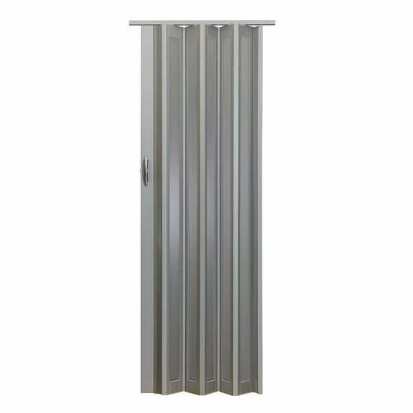 Guarderia 36 x 80 in. Metro Frosted Folding Doors, Aluminum Turquoise GU3034553